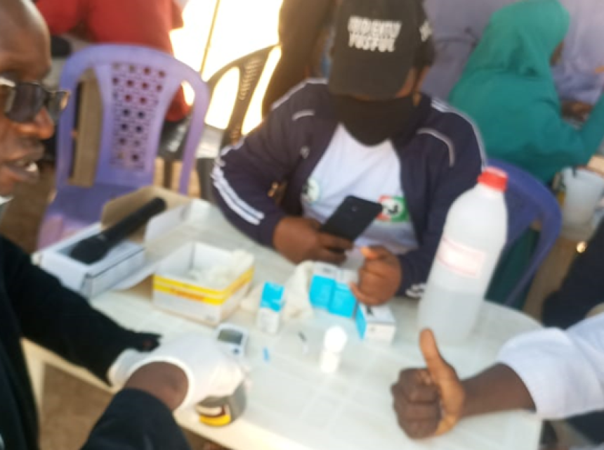 Attendees at NDAG medical outreach